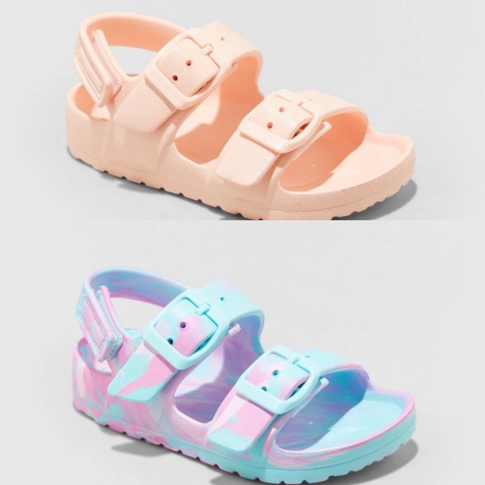 Two pairs of toddler sandals